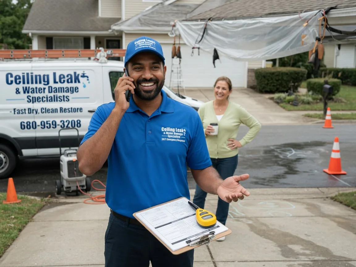 Ceiling Leak Cleanup Dixon, WY FAQs